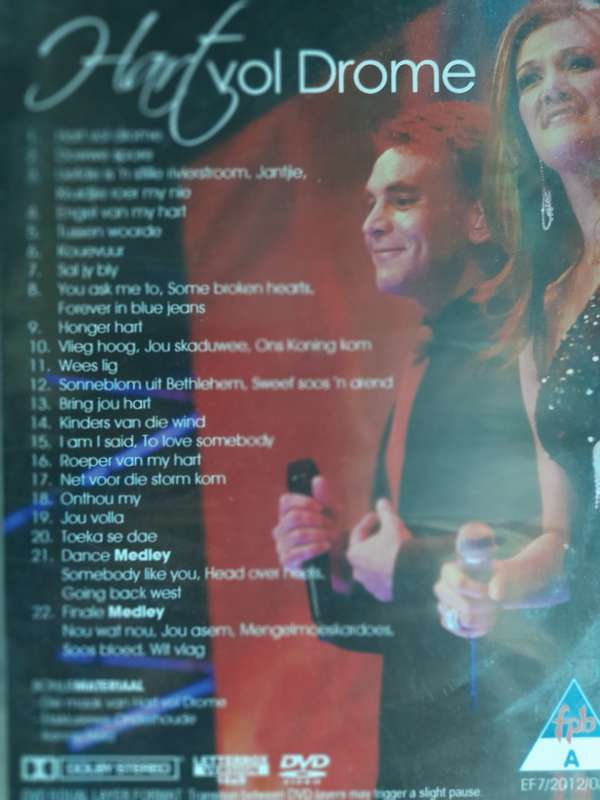 DVD: Theuns Jordaan/Juanita Du Plessis - Hart vol Drome
