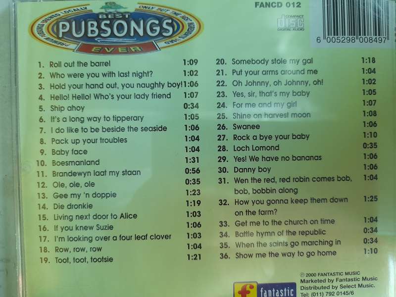 Best Pubsongs ever