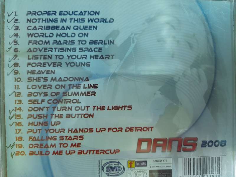 Dans 2008 - Verskeie