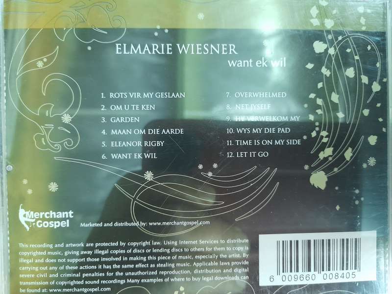 Elmarie Weisner - Want ek wil