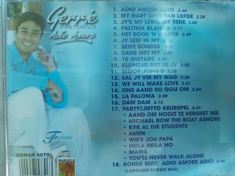 Gerrie Pretorius - Adio Amore