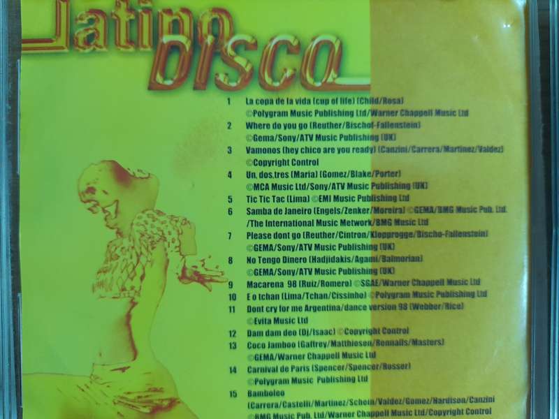 Latino Disco - Various (No Back sleeve)