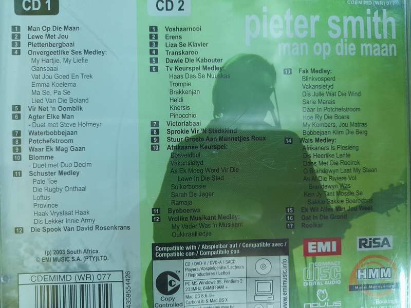 Pieter Smith - Man op die maan (Dubbel CD)