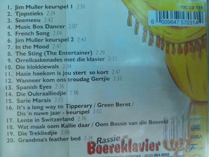 Rassie se Boereklavier