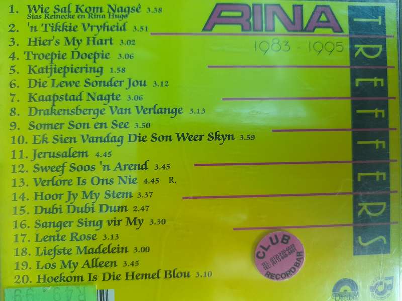 Rina - Treffers 1983-1995