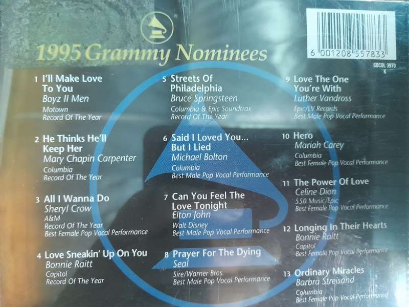 1995 Grammy Nominees - Various