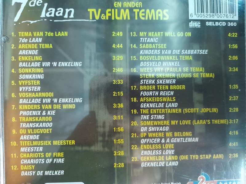 7de Laan en ander TV&Film Temas