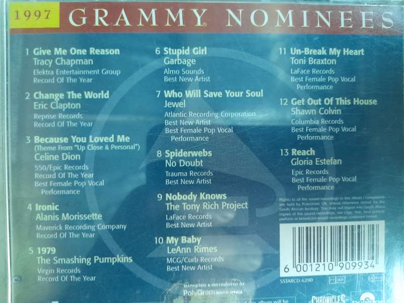 1997 Grammy Nominees