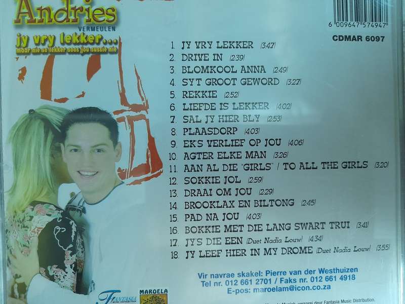 Andries Vermeulen - Jy vry lekker