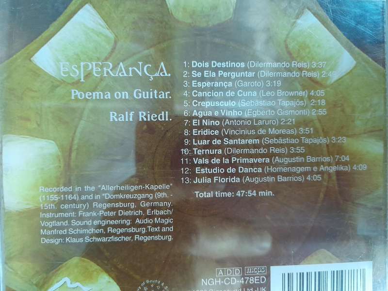 Esperanca - poema on Guitar. Ralf Riedl