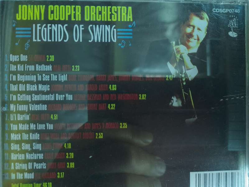 Jonny Cooper Orchestra - Legends of Swing