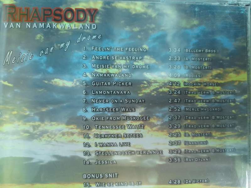 Rhapsody van Namakwaland - Meisie van my drome