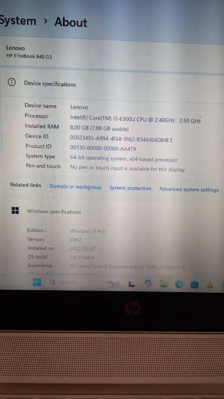HP Elitebook 840 G3