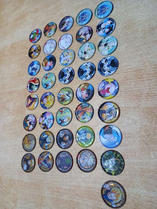 Tazos Dragon Ball Z - well used