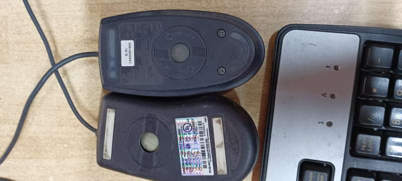 PS2 Keyboard and ball mouse x 2