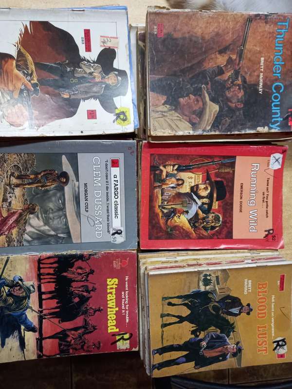 Books-Westerns from a long time ago