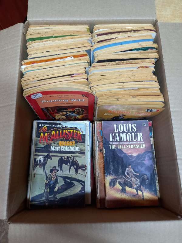 Books-Westerns from a long time ago