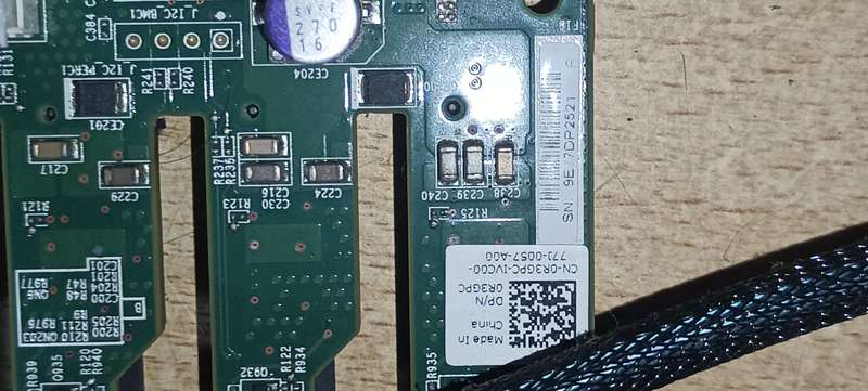 Dell PERC H755 RAID Controller card 405-AAXT with cables and extras