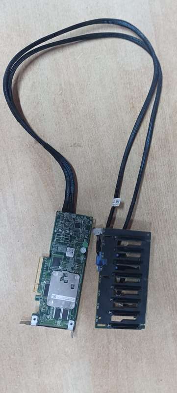 Dell PERC H755 RAID Controller card 405-AAXT with cables and extras