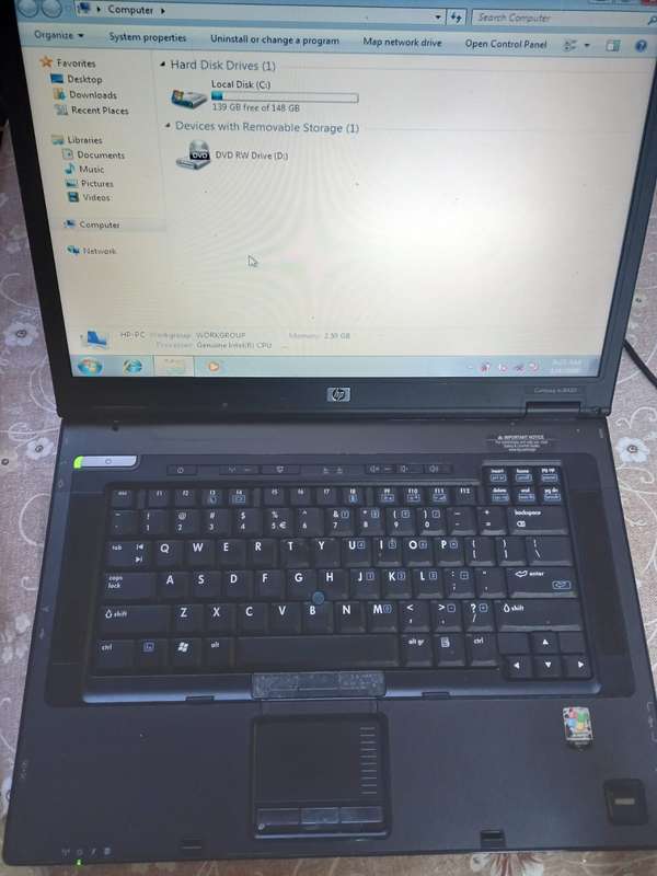 HP Compaq nc8340 Laptop