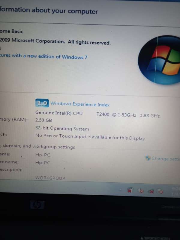 HP Compaq nc8340 Laptop