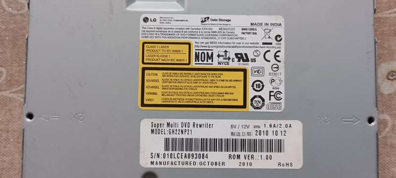 LG IDE DVD writer