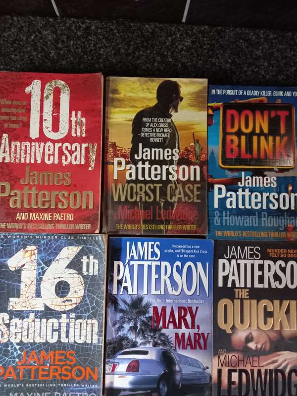 James Patterson bundle x 6 books