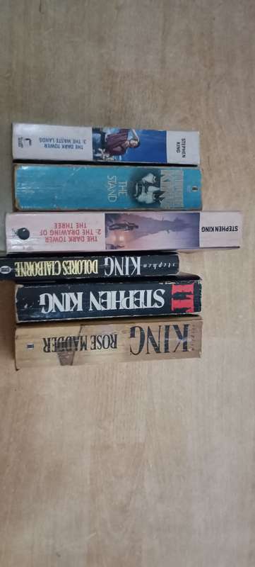 Stephen King Books x 6