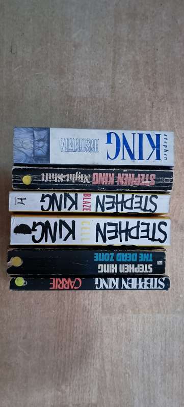 Stephen King books x 6