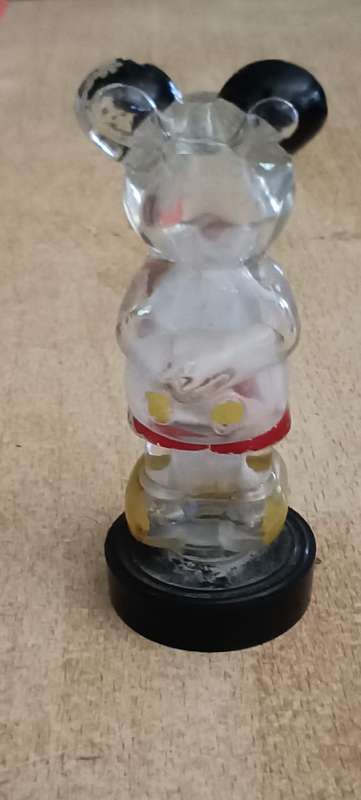 Mickey Mouse Vintage perfume/cologne bottle (empty) 1940-1950s