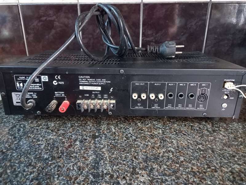 TOA PA Amplifier Model A-1031