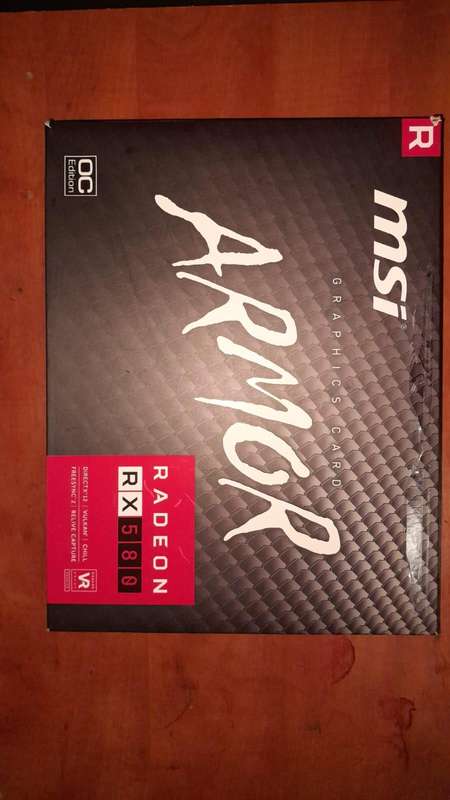 PC GAMING GPU: RX580 8gb 2304sp MSI ARMOR selling due to upgrade. Still like new!