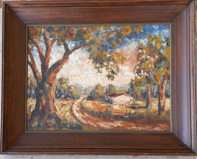 Farm House Painting