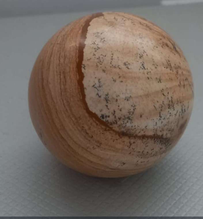 Picture Stone Sphere