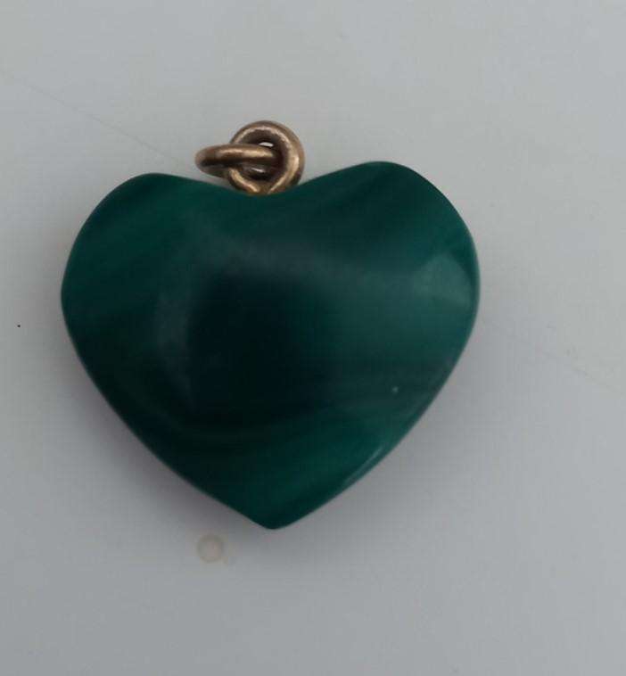 Verdite Heart pendant