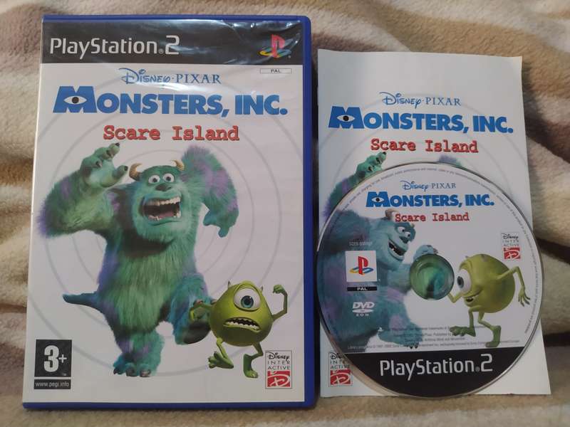 PS2 Monsters, INC. Scare Island