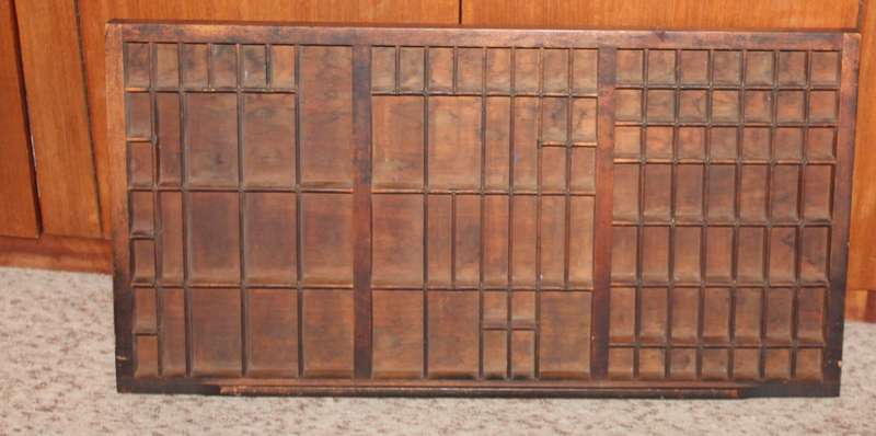 Vintage Printers Tray