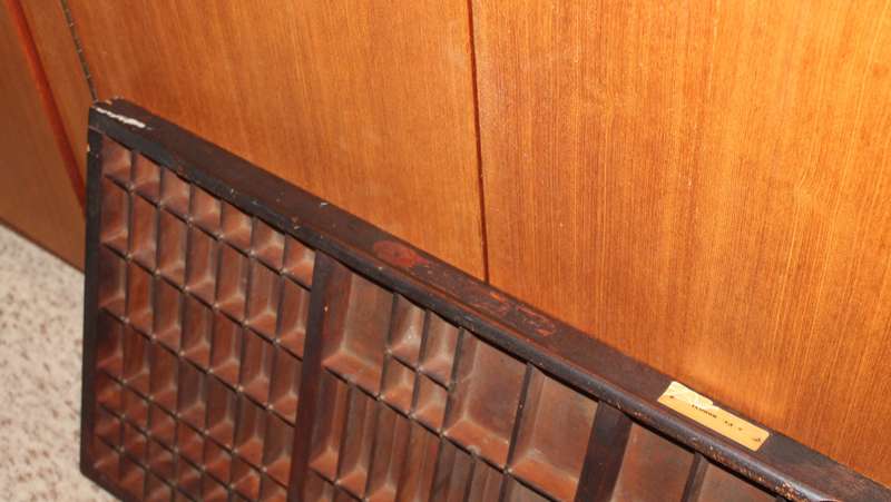 Vintage Printers Tray