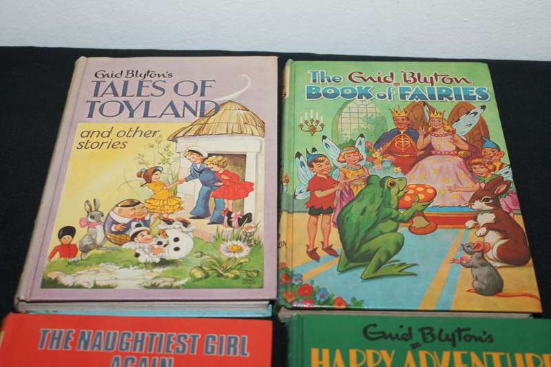 10 Enid Blyton Hard Cover Books Lot 1