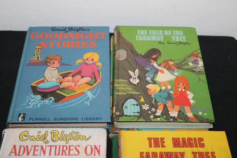 10 Enid Blyton Hard Cover Books Lot 1