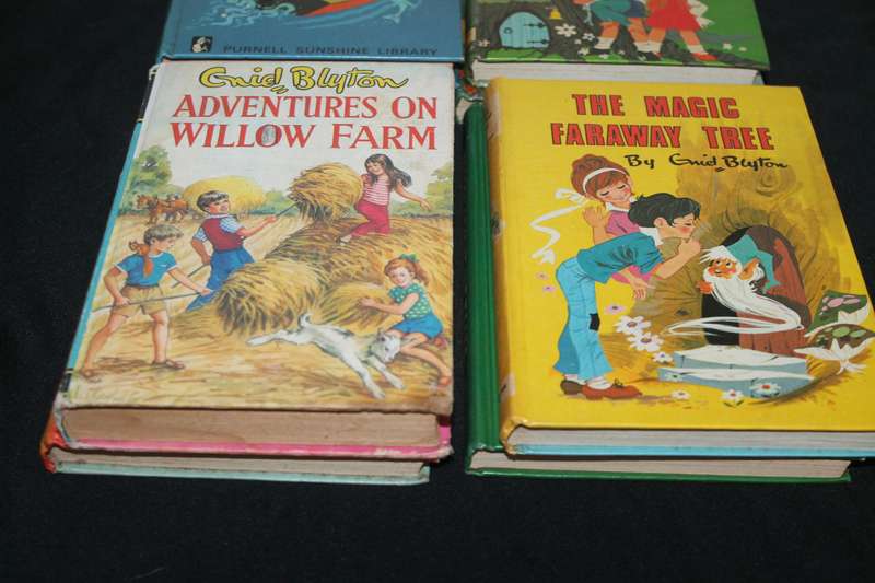 10 Enid Blyton Hard Cover Books Lot 1