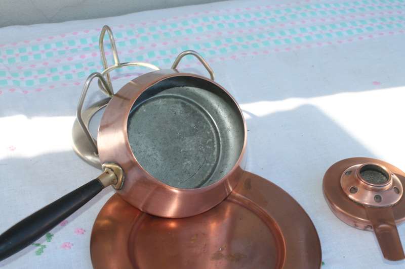 Copper Fondue Set