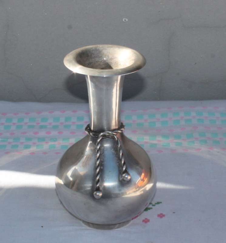 Silver Plated Vase
