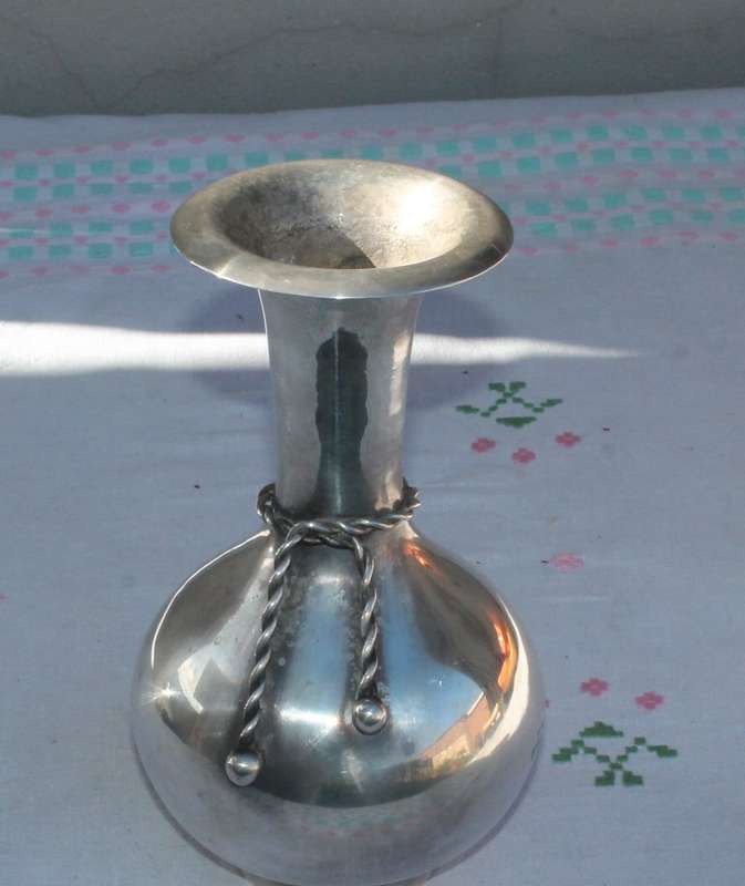 Silver Plated Vase