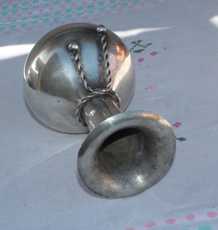 Silver Plated Vase