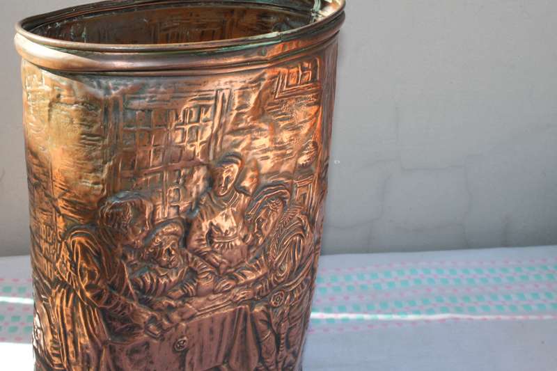 Copper Walking/Umbrella Stand