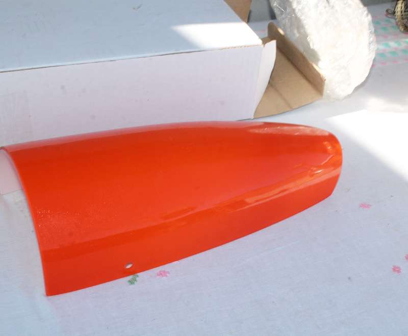 Handmade Orange Lamp Shade