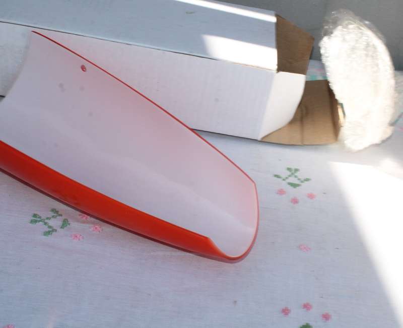Handmade Orange Lamp Shade