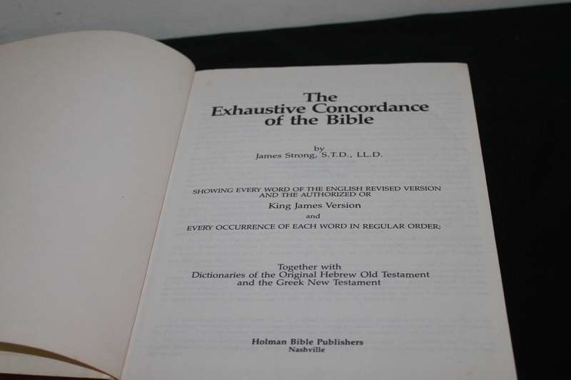The Exhaustive Concordance of the Bible