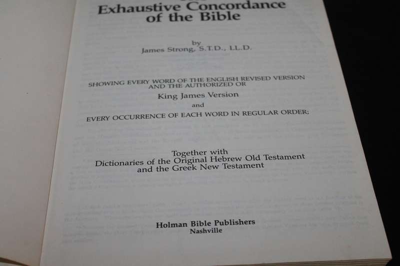 The Exhaustive Concordance of the Bible